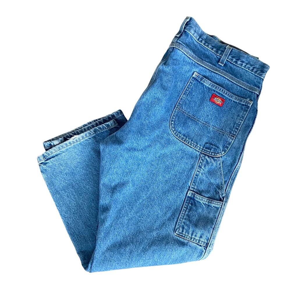 Medium Wash Carpenter Jeans by Dickies